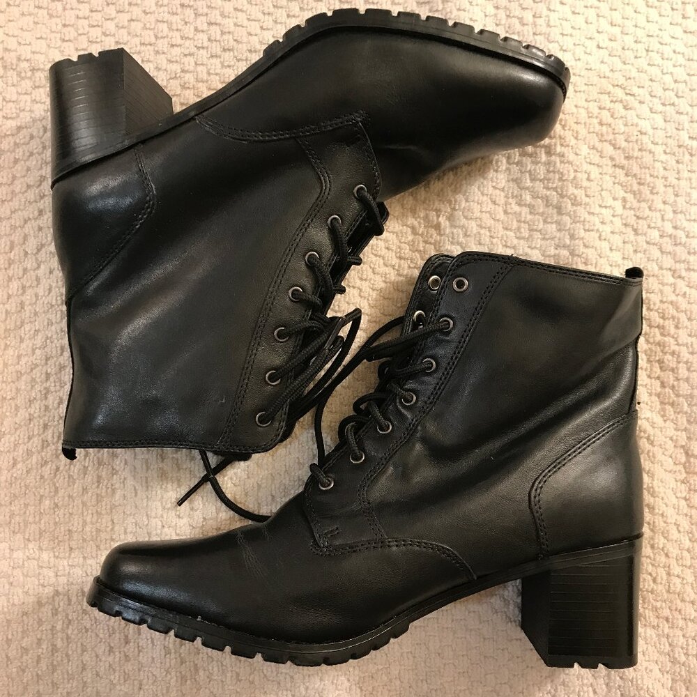 Black Heeled Ankle Boots St John's Bay - Brand New with Tags!